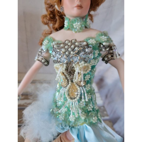 Rustie redhead porcelain doll 15-in evening dress - Picture 9 of 11